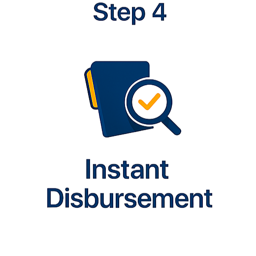 Step 4: Instant Disbursement
